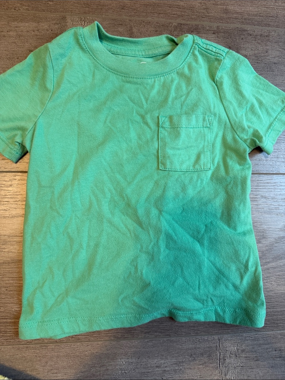 wonder nation Green Short-Sleeve Pocket Tee
